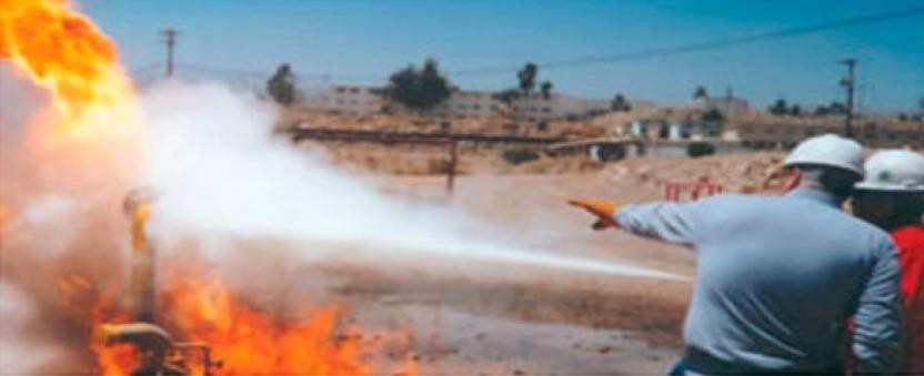 Practica de lucha contra incendios